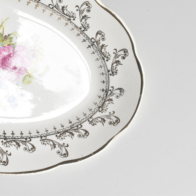 Vintage Luncheon Plate by Digoin & Sarreguemines - Arabesques B