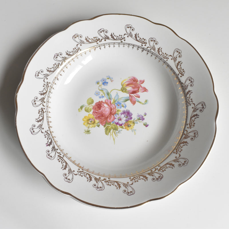 Vintage Deep Plate, Digoin & Sarreguemines, Arabesques A