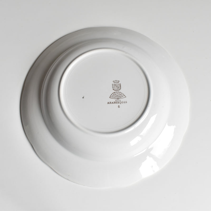 Vintage Deep Plate, Digoin & Sarreguemines, Arabesques A