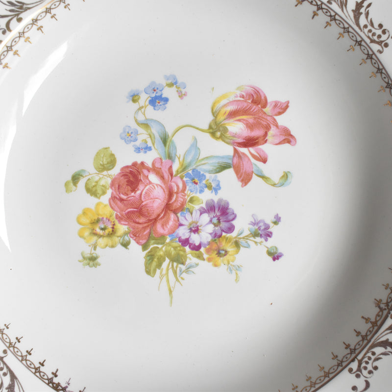 Vintage Deep Plate, Digoin & Sarreguemines, Arabesques A