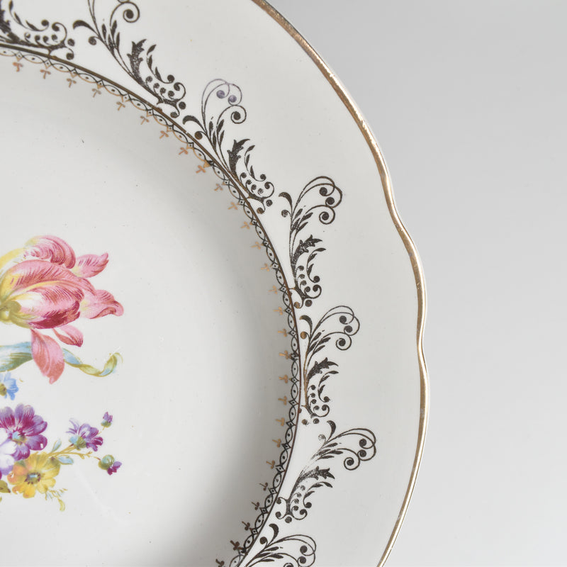 Vintage Deep Dish Digoin & Sarreguemines Arabesques (Arabesque) E