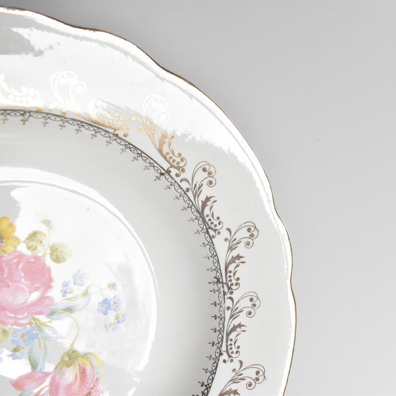 Vintage Deep Plate Digoin & Sarreguemines Arabesques (F)