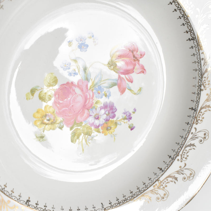 Vintage Deep Plate Digoin & Sarreguemines Arabesques (F)