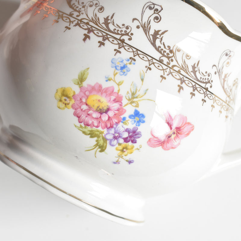 Vintage sugar pot Digoin & Sarreguemines Arabesques