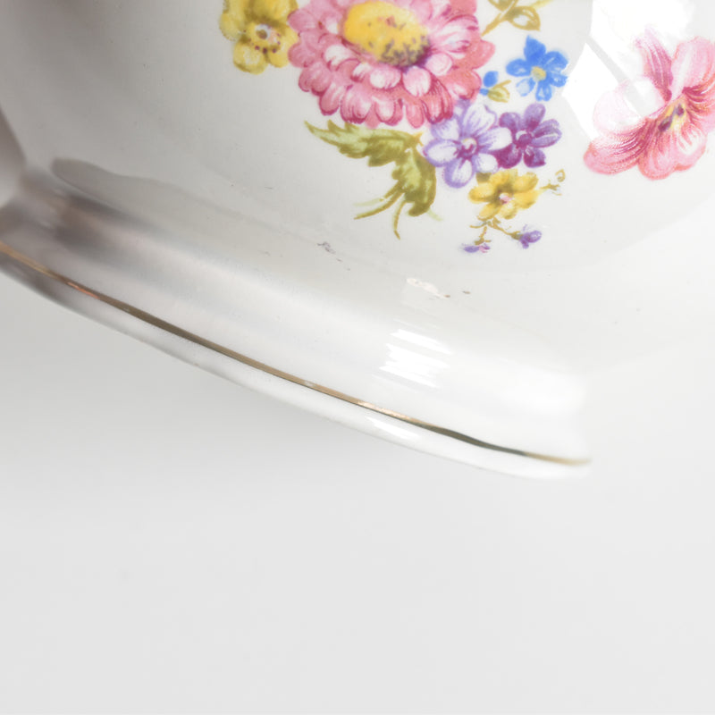 Vintage sugar pot Digoin & Sarreguemines Arabesques
