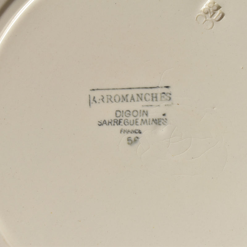 ヴィンテージ深い大皿 ディゴワン＆サルグミンヌ Arromanches (アロマンシュ）