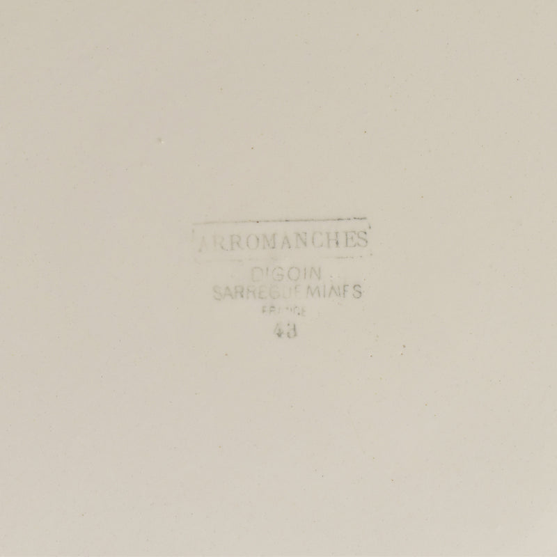 ヴィンテージ大皿 ディゴワン＆サルグミンヌ Arromanches (アロマンシュ）34cm