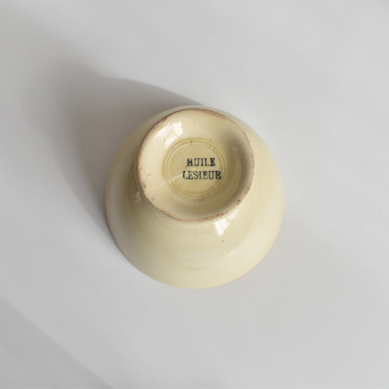 ヴィンテージカフェオレボウル Huile Lesieur A