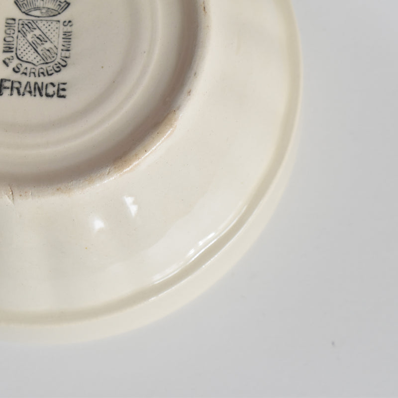 ヴィンテージボウル ディゴワン＆サルグミンヌ アイボリー 12.5cm
