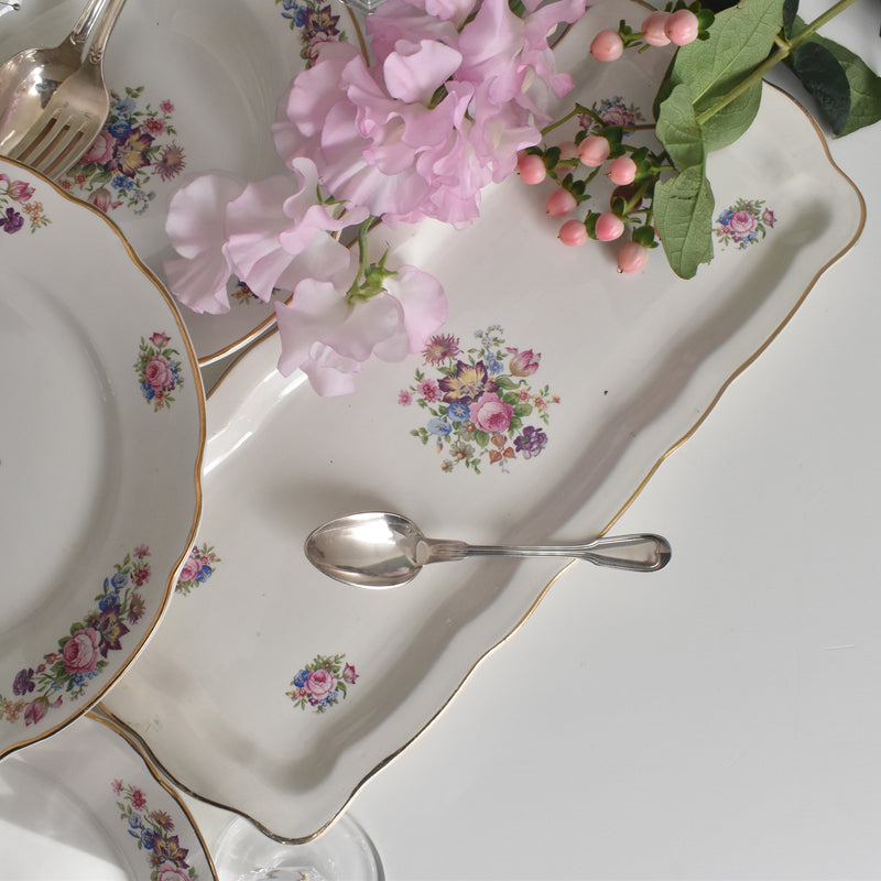 ヴィンテージ長方形ケーキプレート ディゴワン＆サルグミンヌ Lulli　(ルリ）