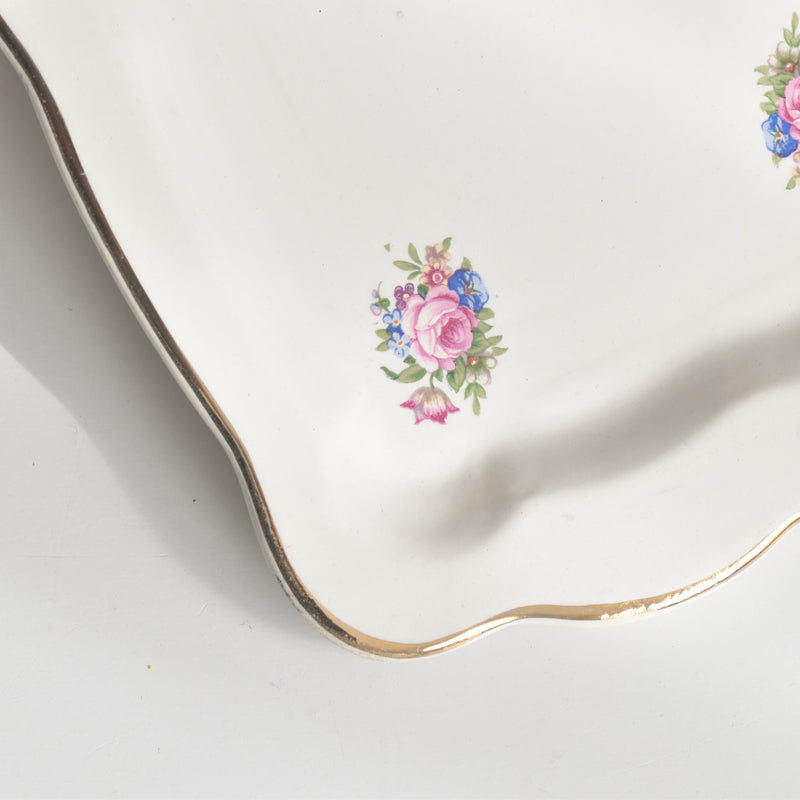 ヴィンテージ長方形ケーキプレート ディゴワン＆サルグミンヌ Lulli　(ルリ）