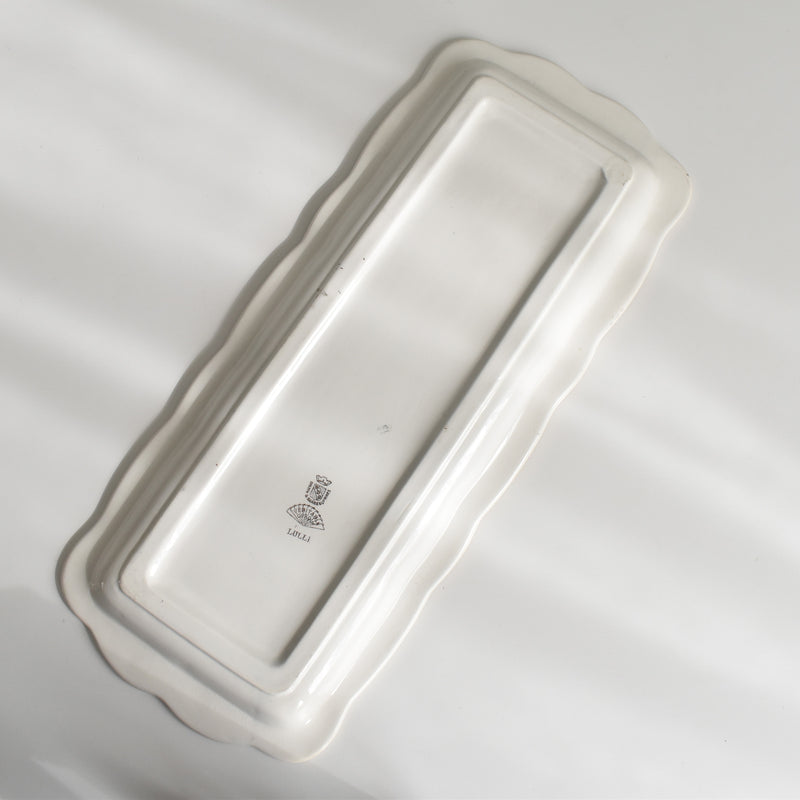 ヴィンテージ長方形ケーキプレート ディゴワン＆サルグミンヌ Lulli　(ルリ）