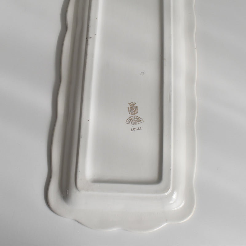 ヴィンテージ長方形ケーキプレート ディゴワン＆サルグミンヌ Lulli　(ルリ）