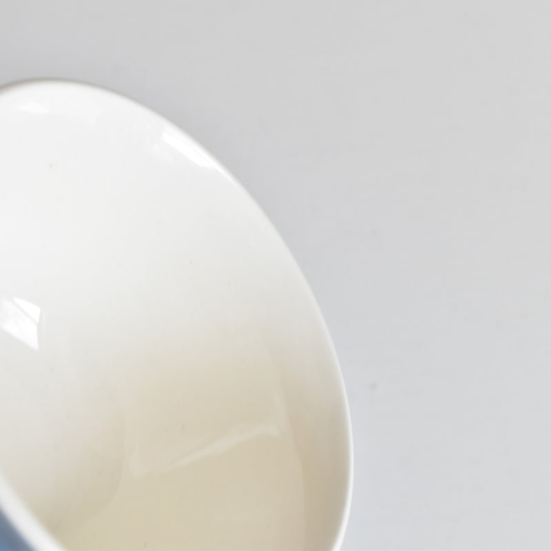 Vintage Coffee Cup, Digoin & Sarreguemines, Décagon, Blue D