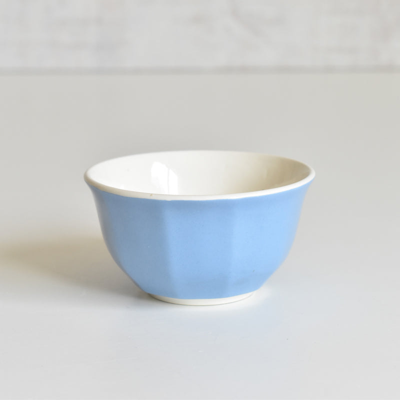 Vintage Coffee Cup, Digoin & Sarreguemines, Décagon, Blue D