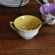 ヴィンテージコーヒーカップ ディゴワン＆サルグミンヌ デカゴン イエロー