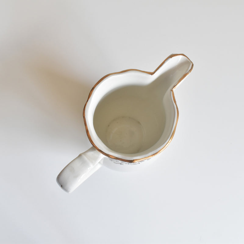 Vintage Creamer Digoin & Sarreguemines