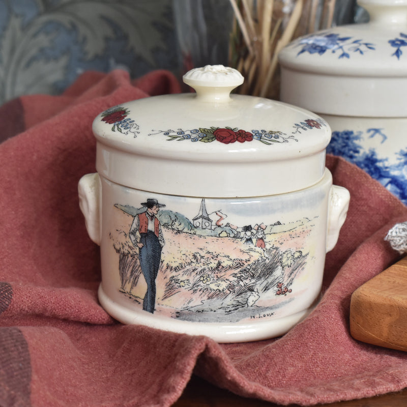 Vintage Terrine Digoin & Sarreguemines Obernai