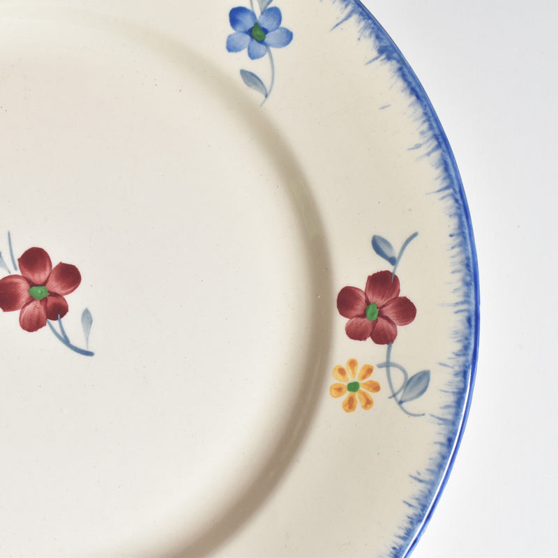 Vintage Plate Digoin & Sarreguemines Mary-Lou Cream A