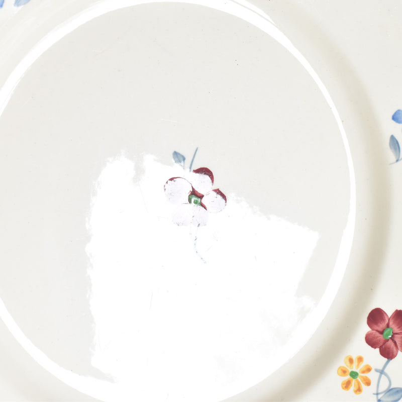Vintage Plate Digoin & Sarreguemines Mary-Lou Cream A