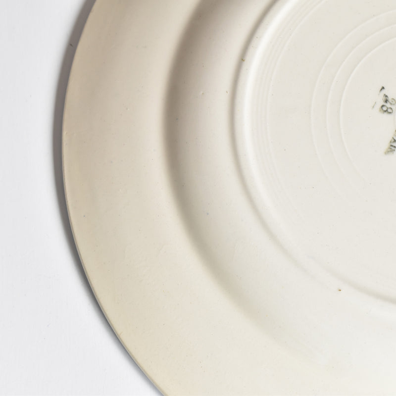 Vintage Plate Digoin & Sarreguemines Mary-Lou Cream A