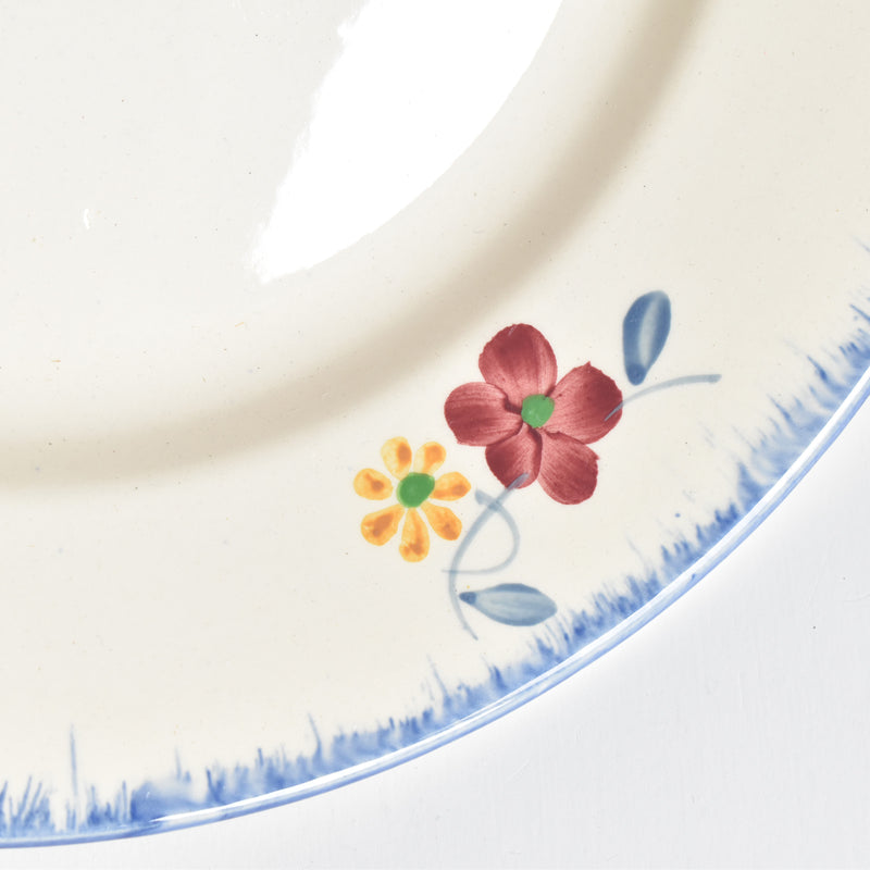 Vintage Plate Digoin & Sarreguemines Mary-Lou Cream A