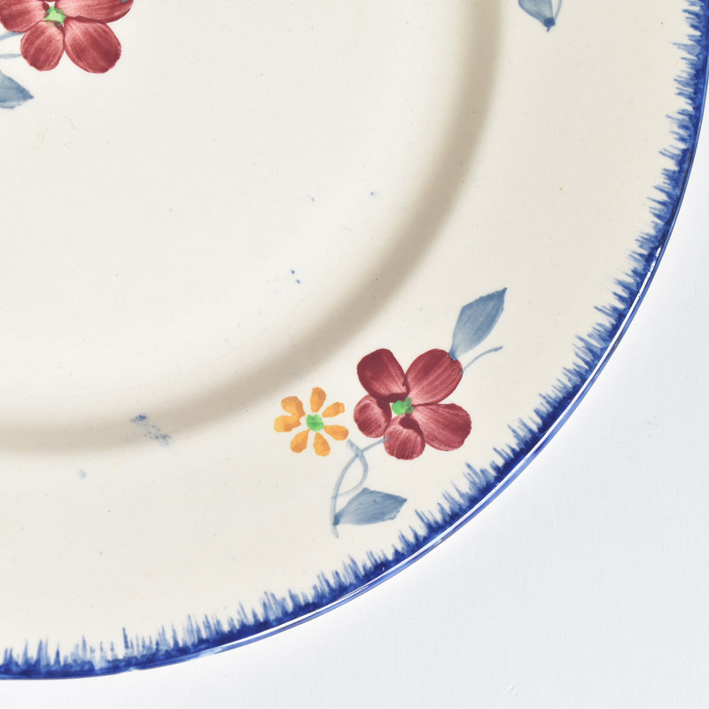 Vintage Plate Digoin & Sarreguemines Mary-Lou Cream B