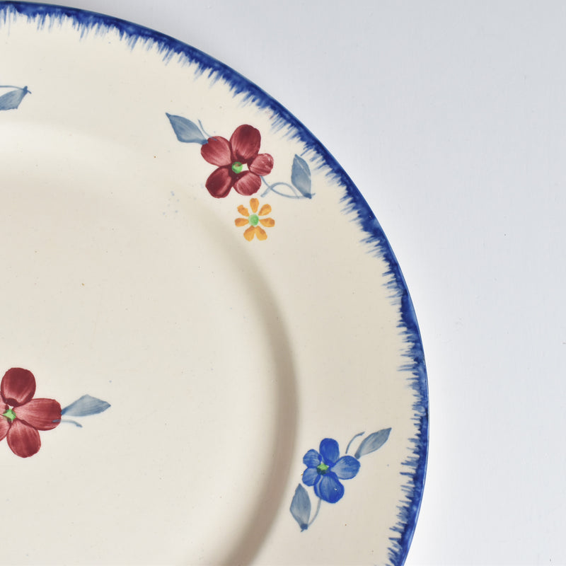 Vintage Plate Digoin & Sarreguemines Mary-Lou Cream B