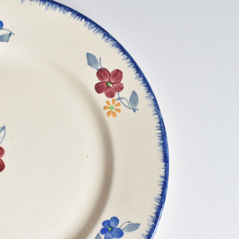Vintage Plate Digoin & Sarreguemines Mary-Lou Cream B