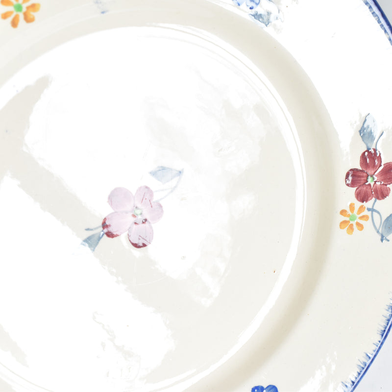 Vintage Plate Digoin & Sarreguemines Mary-Lou Cream B