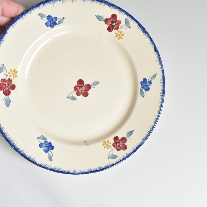 Vintage Plate Digoin & Sarreguemines Mary-Lou Cream B