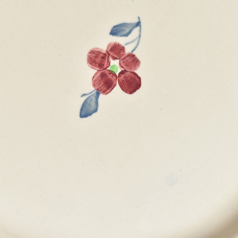 Vintage Plate Digoin & Sarreguemines Mary-Lou Cream C