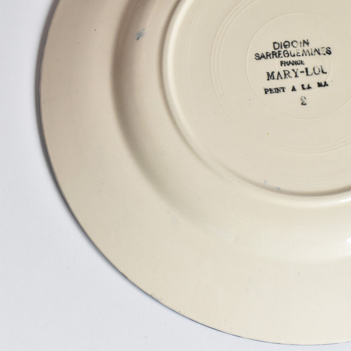 ヴィンテージプレート ディゴワン＆サルグミンヌ Mary-Lou（マリールー） クリーム C
