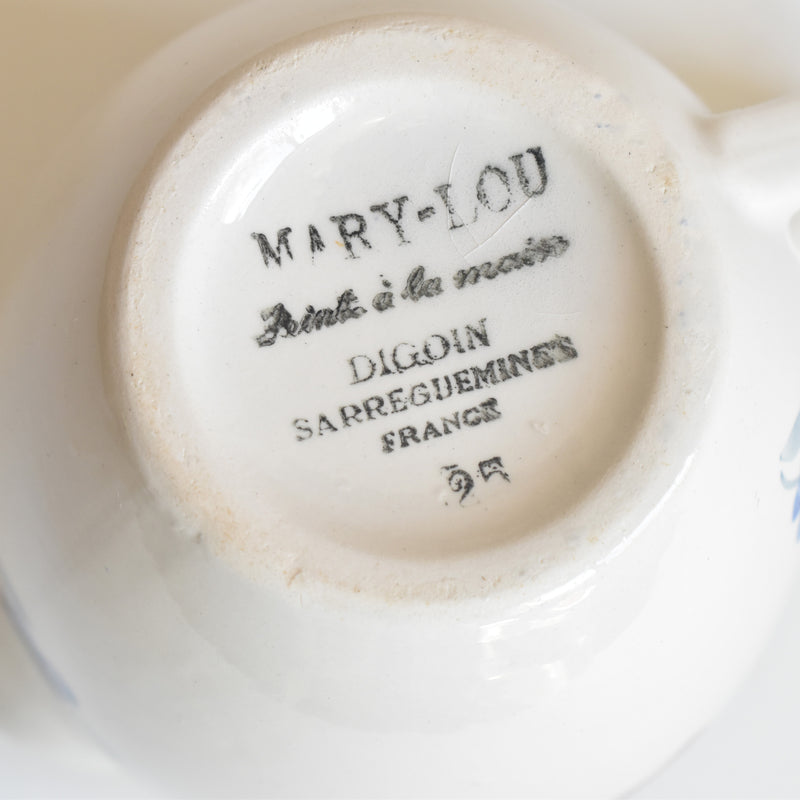 Vintage Digoin & Sarreguemines Mary-Lou Creamer