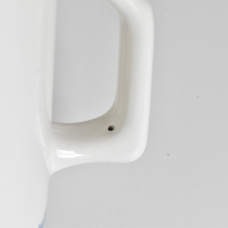 Vintage Digoin & Sarreguemines Pitcher Mary-Lou, White