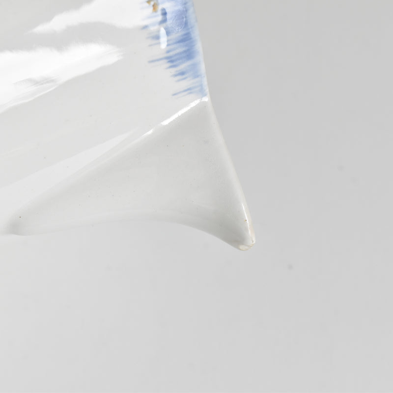Vintage Digoin & Sarreguemines Pitcher Mary-Lou, White