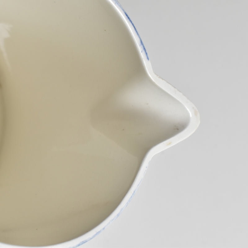 Vintage Digoin & Sarreguemines Pitcher Mary-Lou, White