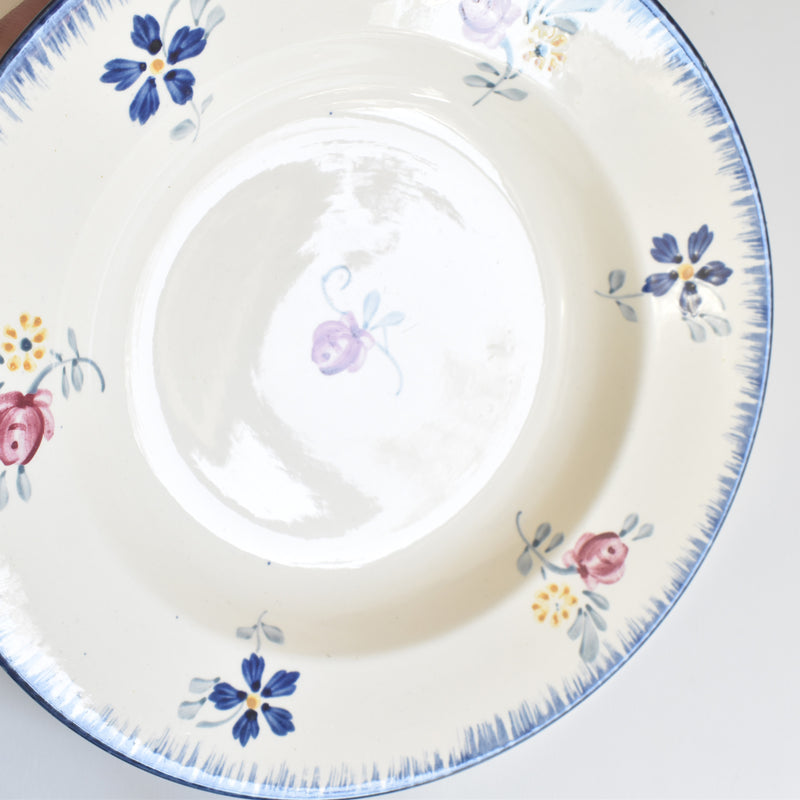 Vintage Deep Plate Digoin & Sarreguemines Mary-Lou 1A