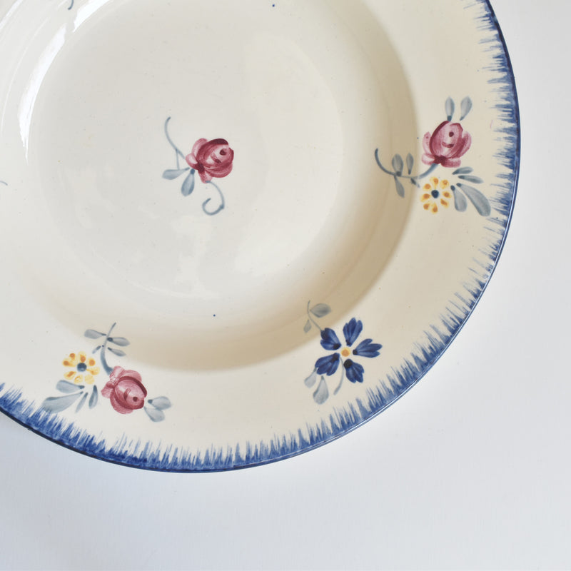 Vintage Deep Plate Digoin & Sarreguemines Mary-Lou 1A