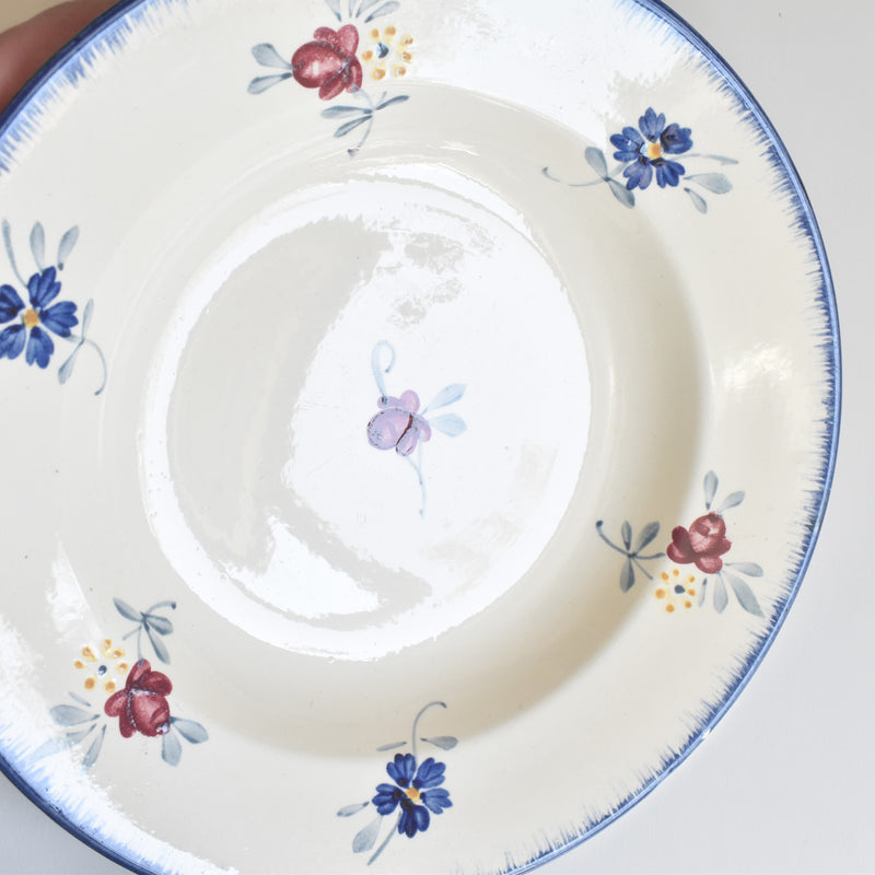 Vintage Deep Plate Digoin & Sarreguemines Mary-Lou 1B