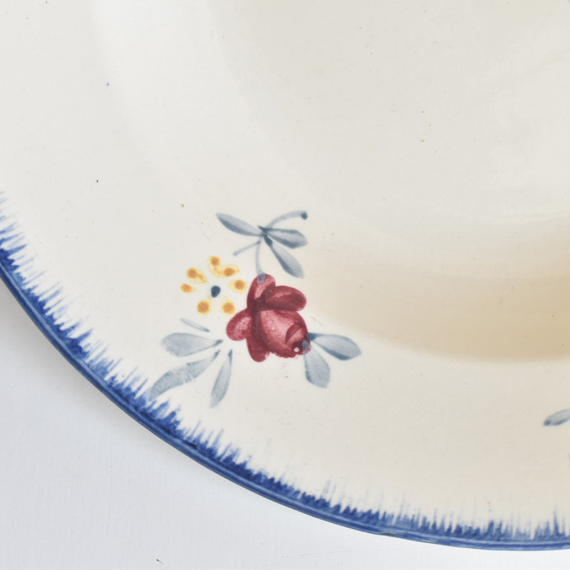 Vintage Deep Plate Digoin & Sarreguemines Mary-Lou 1B