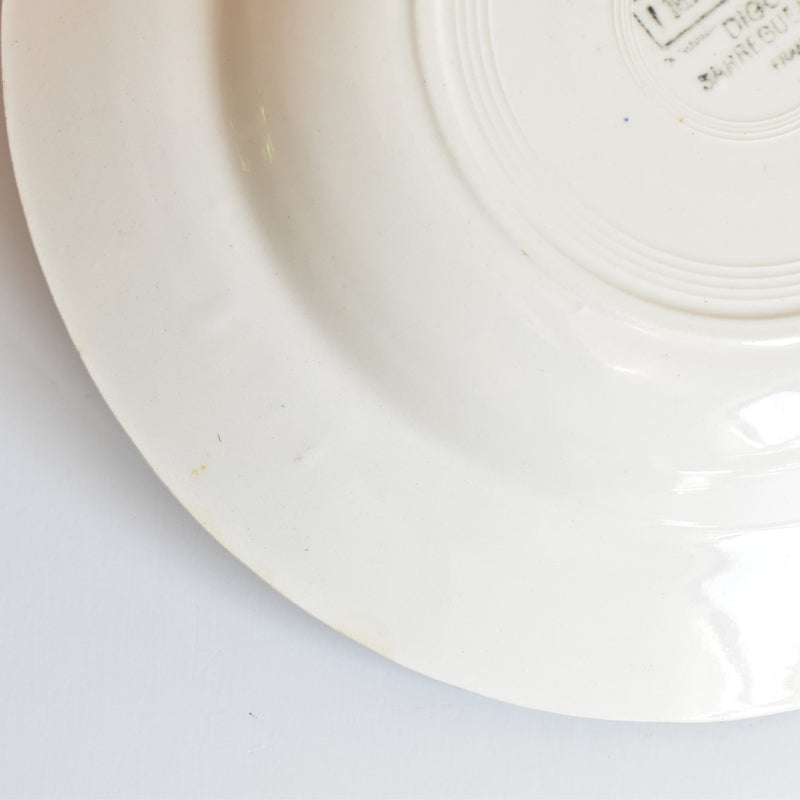 Vintage Deep Plate Digoin & Sarreguemines Mary-Lou 1B