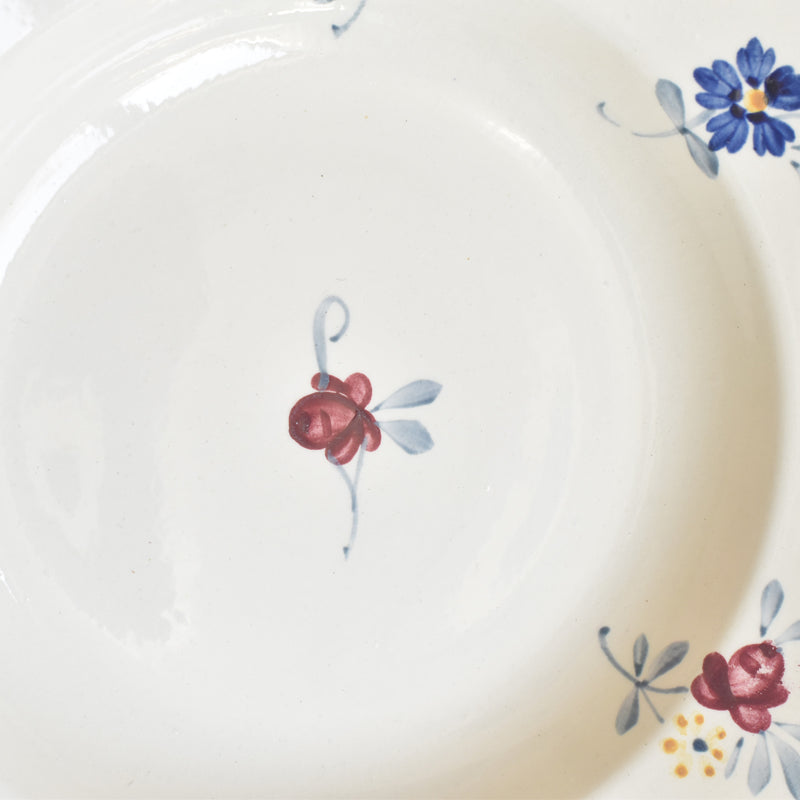 Vintage Deep Plate Digoin & Sarreguemines Mary-Lou 1B