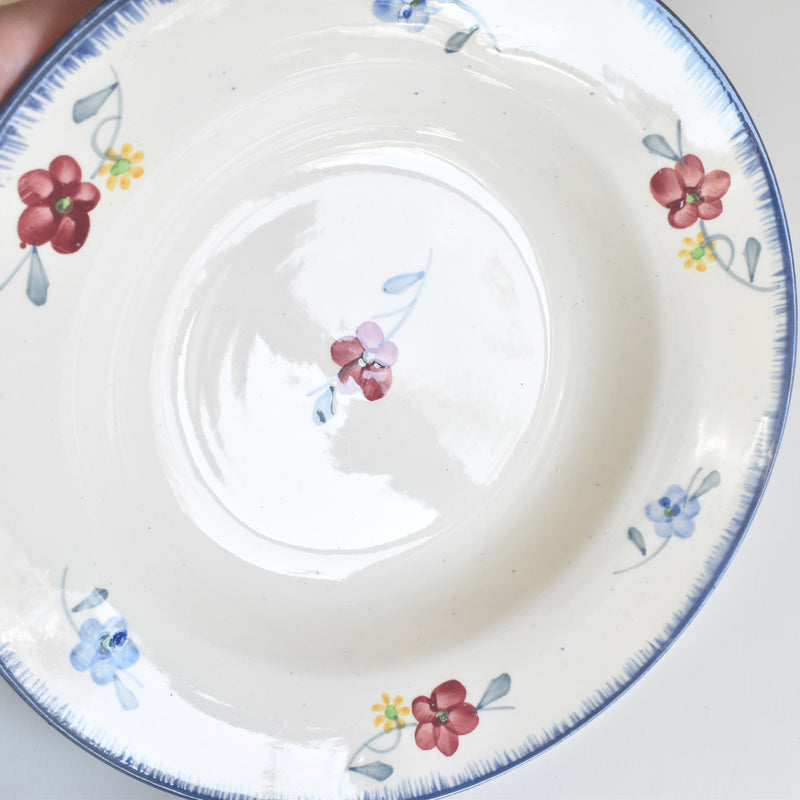Vintage Deep Plate, Digoin & Sarreguemines Mary-Lou 2A