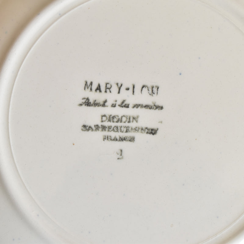 Vintage Deep Plate, Digoin & Sarreguemines Mary-Lou 2A