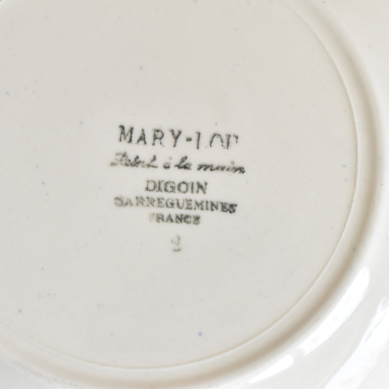 Vintage Deep Plate, Digoin & Sarreguemines "Mary-Lou" (2B)