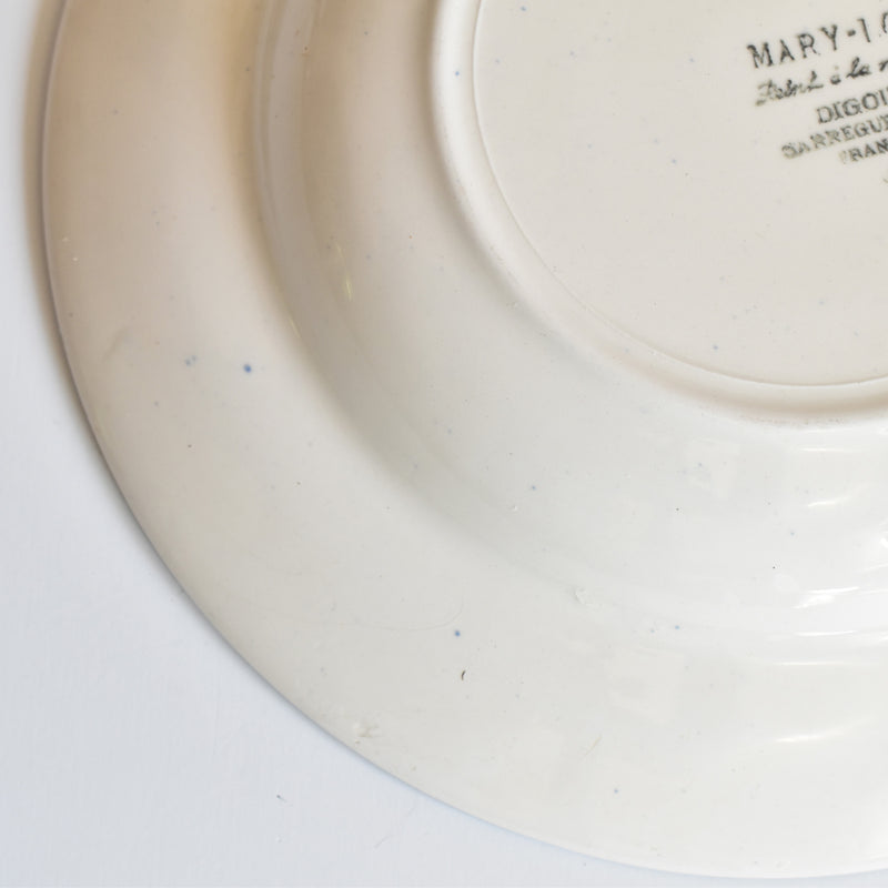 Vintage Deep Plate, Digoin & Sarreguemines "Mary-Lou" (2B)