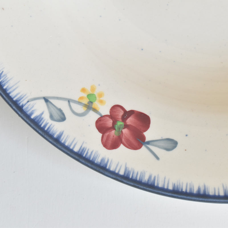 Vintage Digoin & Sarreguemines Mary-Lou Deep Plate 2C