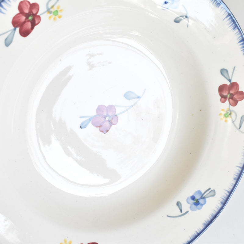 Vintage Digoin & Sarreguemines Mary-Lou Deep Plate 2C
