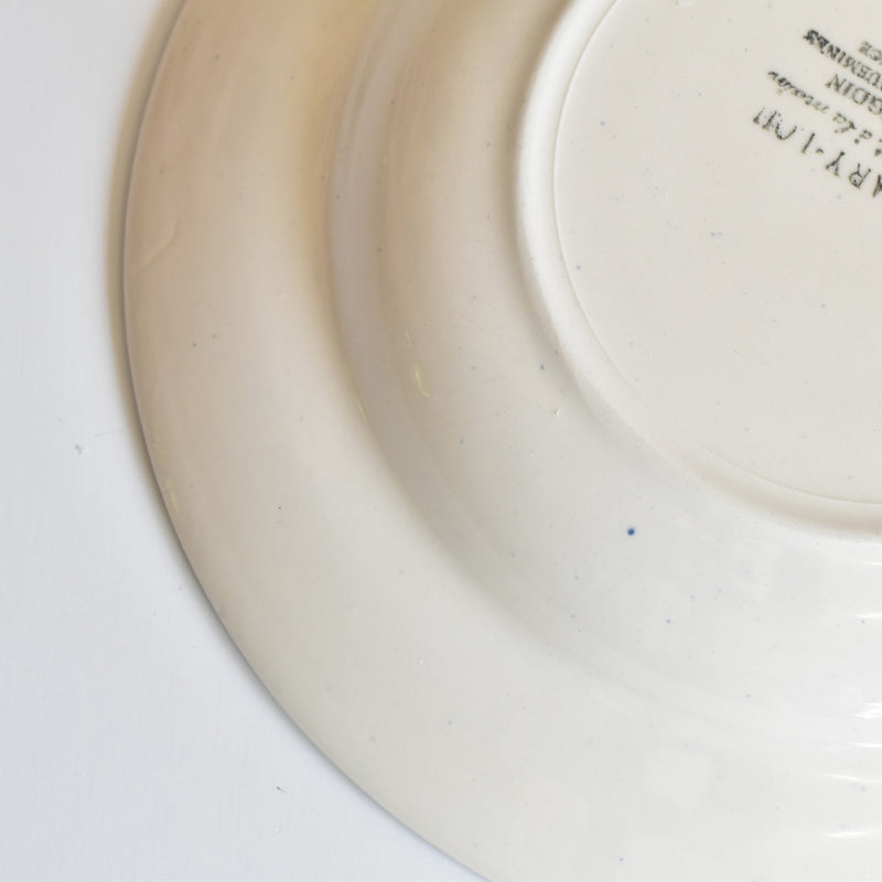 Vintage Digoin & Sarreguemines Mary-Lou Deep Plate 2C
